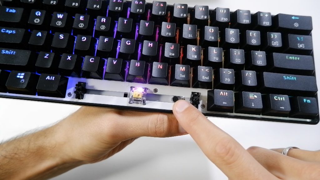 El micrófono del GK61