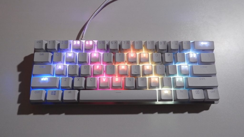 Iluminación del Razer Hunstman Mini