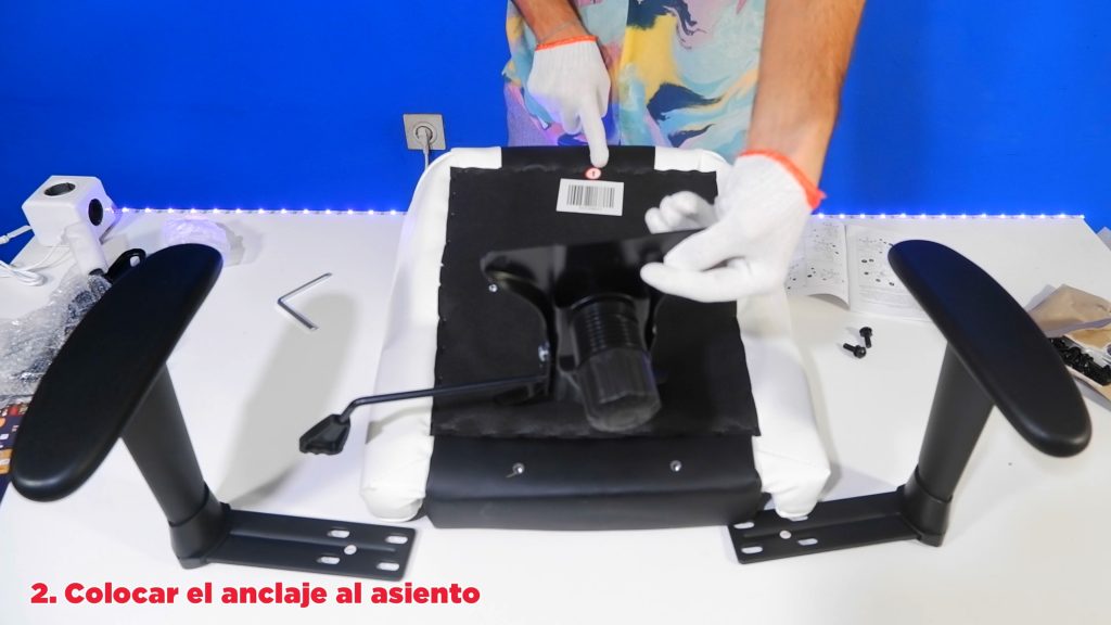 Tutorial para armar una silla gaming