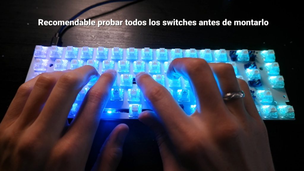 Probando los switches Kailh Box White