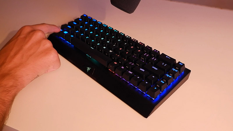 Razer BlackWidow v3 Mini HyperSpeed 65% en el Test de sonido