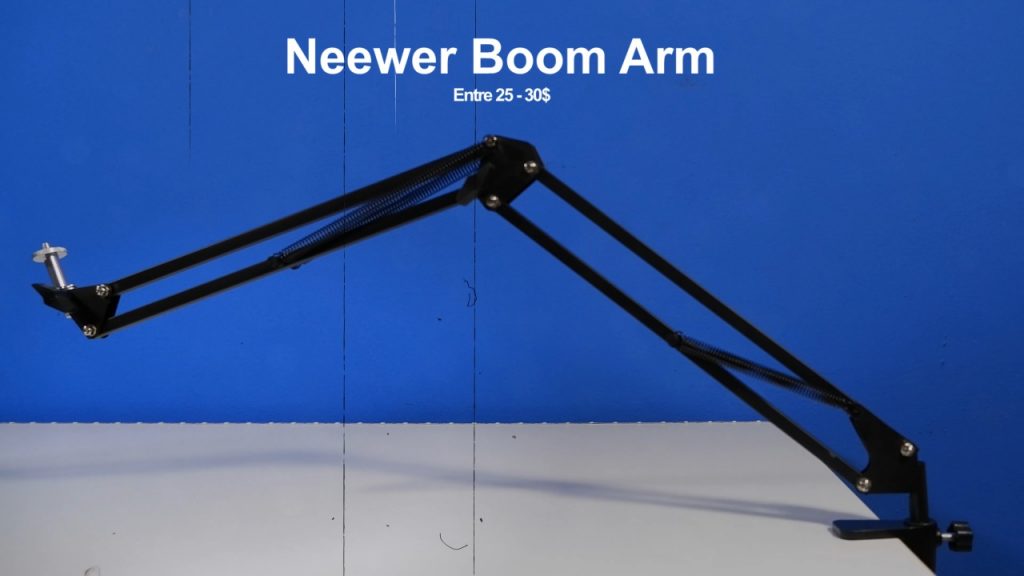 Neewer Boom Arm, perfecto tanto para webcams como micrófonos