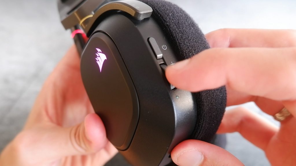 Los botones del Corsair HS80