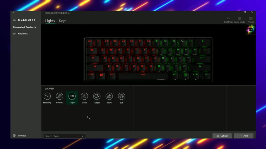 Software Ngenuity de HyperX