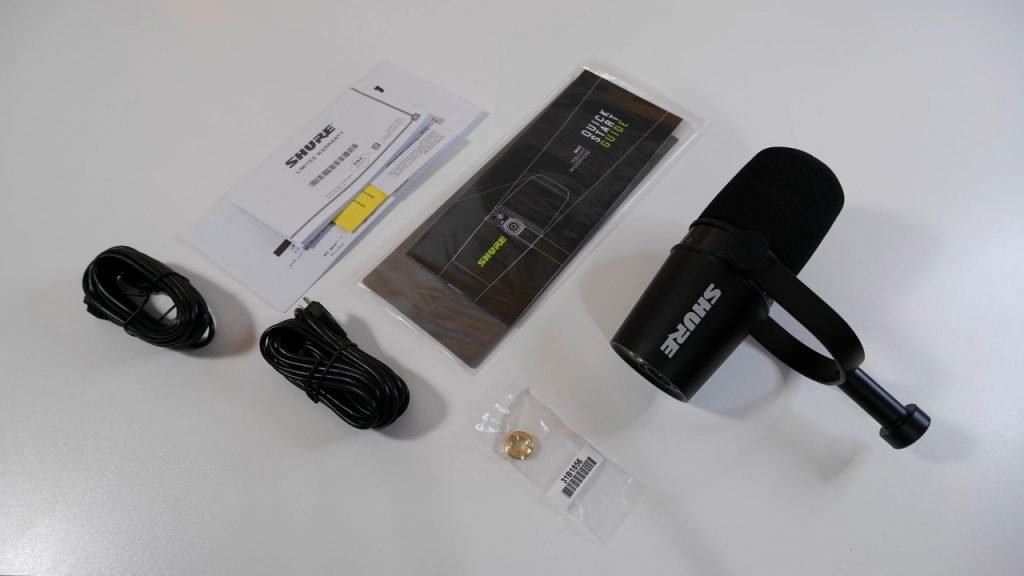 Unboxing del Shure MV7