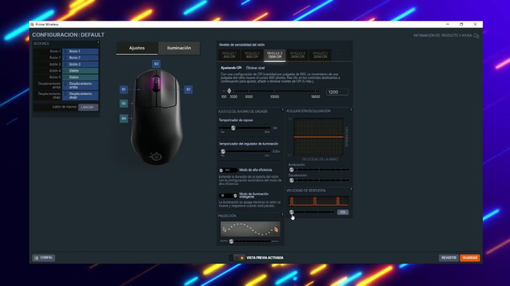 Configurando el Prime Wireless en el Software Steelseries GG