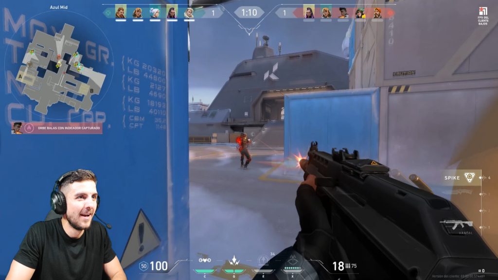 Jugando a Valorant en Logitech G PRO X Wireless