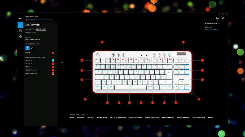 Software de Logitech G715