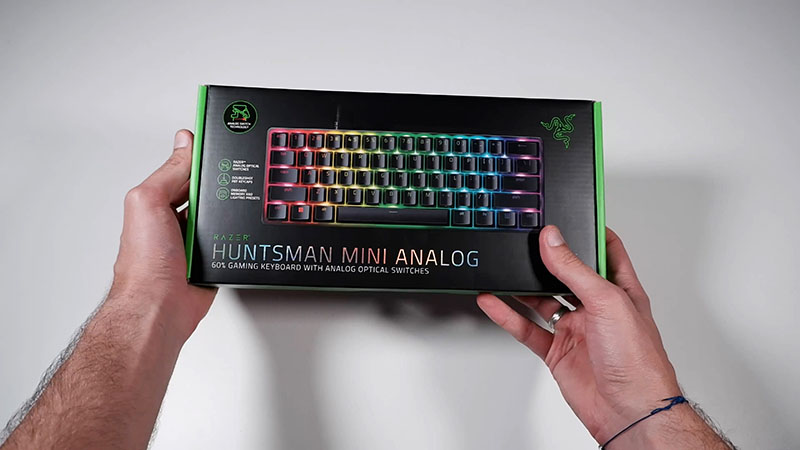 Unboxing de Huntsman Mini Analog