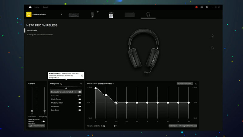 Software Corsair HS70 PRO