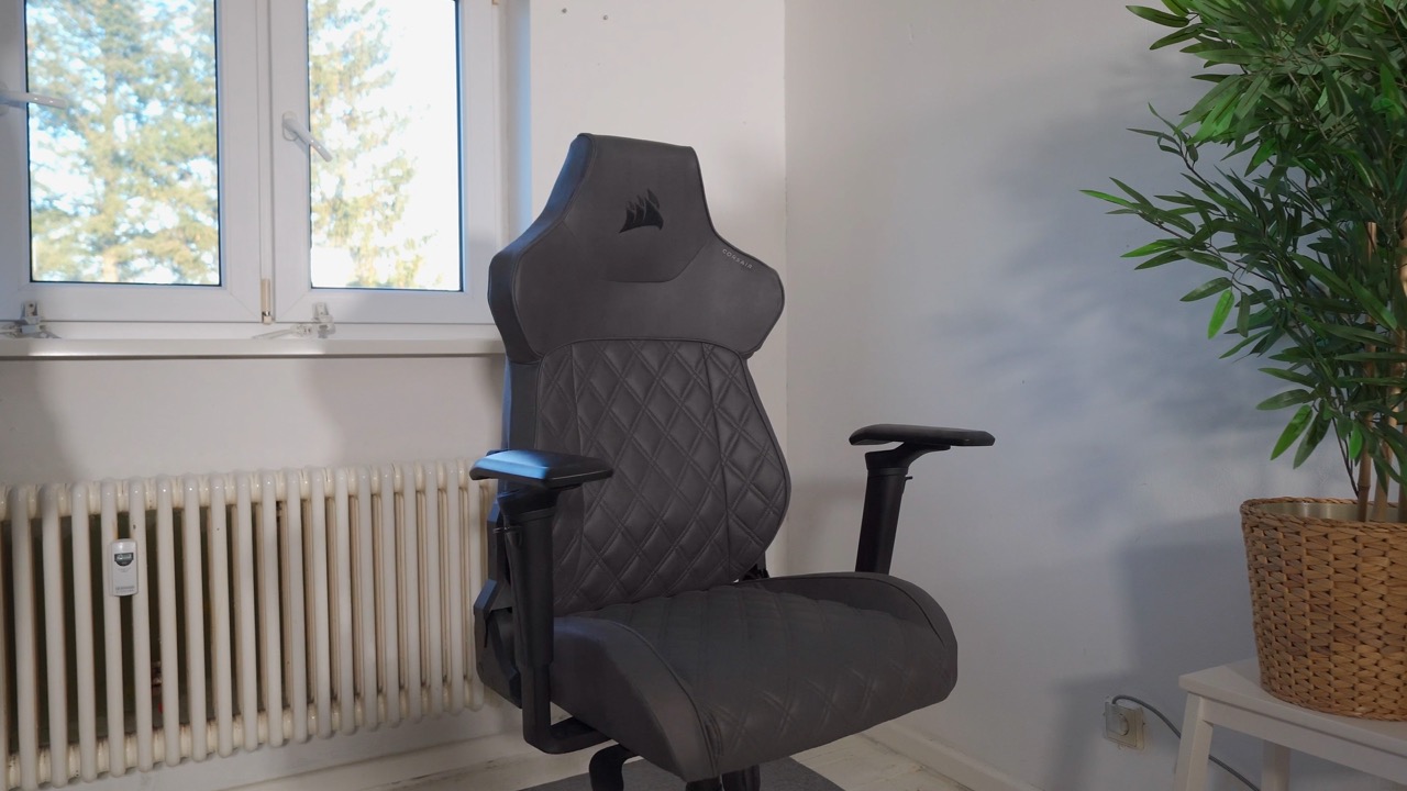 Soporte lumbar y respaldo de la Corsair TC500 Luxe